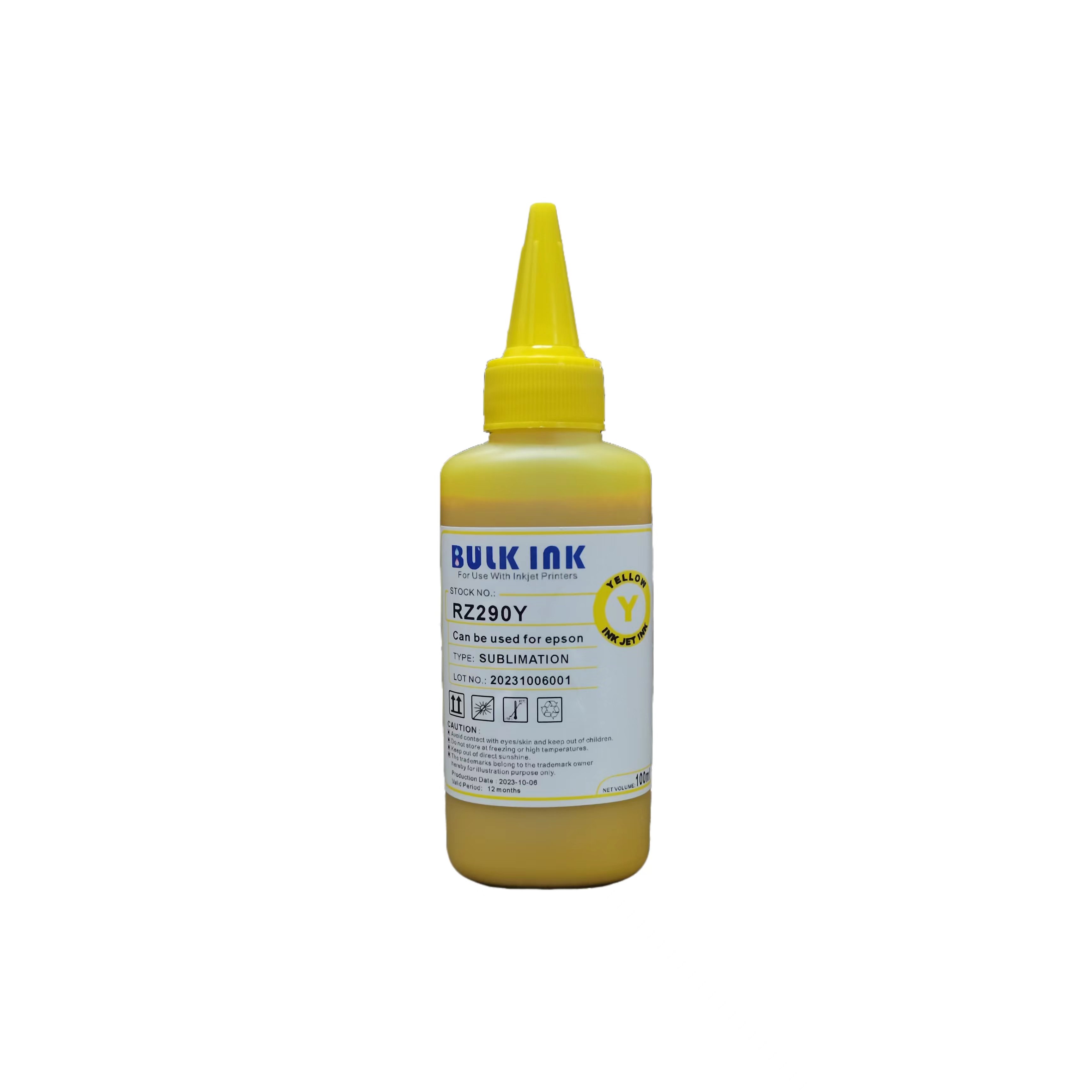 High quality 100/250/500/1000 mL transfer printing high quality cheap dye inkjet sublimation filling ink for Z290 Epson printer