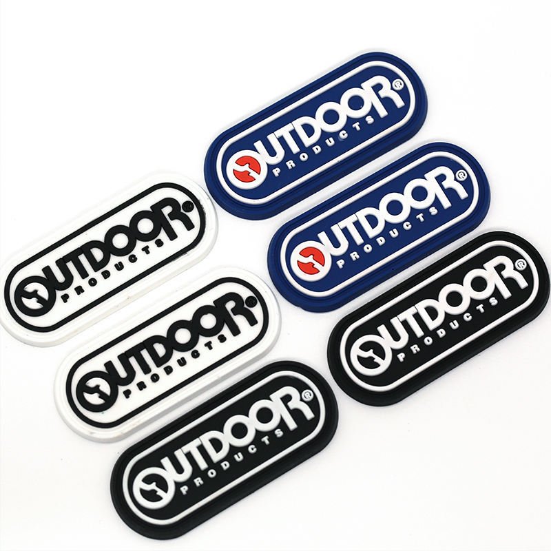 Wholesale High Quality Free Samples 2d Pvc Patches Custom Logo 3d Soft Plastic Pvc Rubber Embossed Custom Patches For Garment