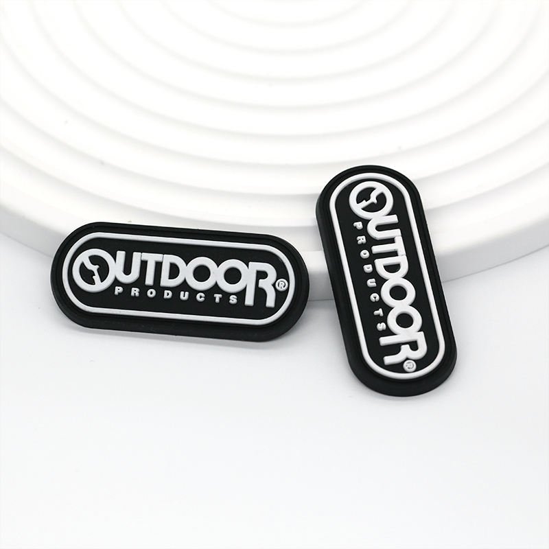 Wholesale High Quality Free Samples 2d Pvc Patches Custom Logo 3d Soft Plastic Pvc Rubber Embossed Custom Patches For Garment