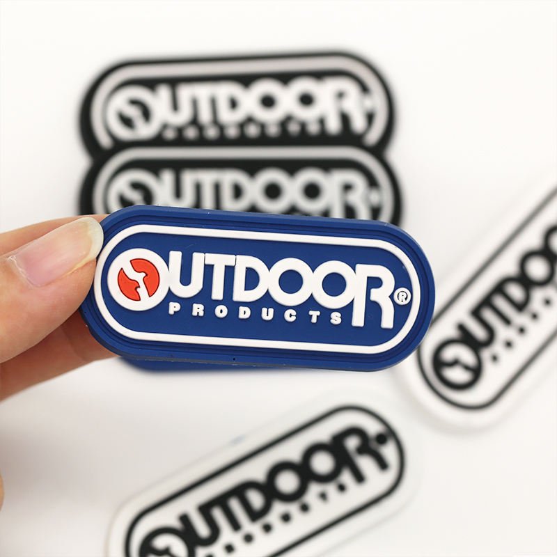 Wholesale High Quality Free Samples 2d Pvc Patches Custom Logo 3d Soft Plastic Pvc Rubber Embossed Custom Patches For Garment