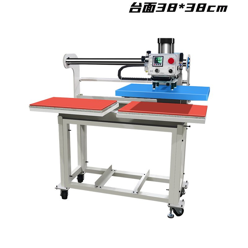 Semi-Automatic Hoodies cut sheet dye sublimation soft shell fabric pneumatic thermal heat press machine