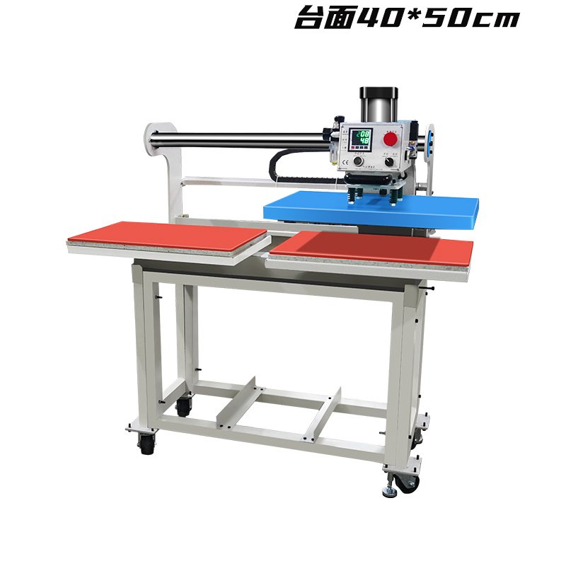 Semi-Automatic Hoodies cut sheet dye sublimation soft shell fabric pneumatic thermal heat press machine