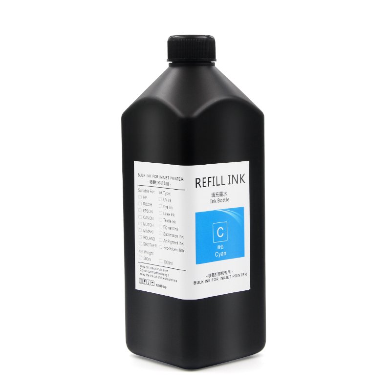 Ocbestjet 1000ML Plotter DTF UV Ink For EP 1390 L800 1400 1410 1430 TX800 XP600 L1800 UV DTF Transfers Printer
