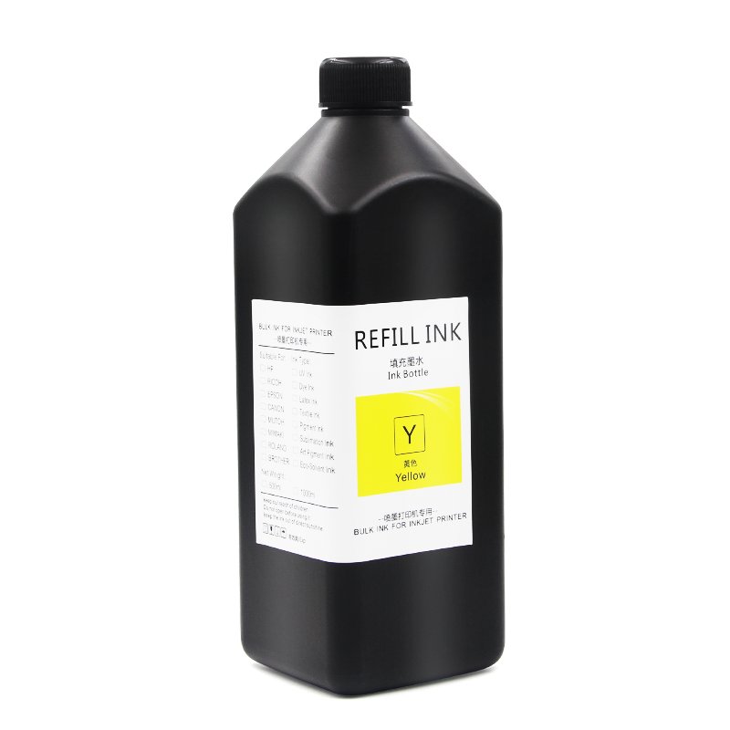Ocbestjet 1000ML Plotter DTF UV Ink For EP 1390 L800 1400 1410 1430 TX800 XP600 L1800 UV DTF Transfers Printer