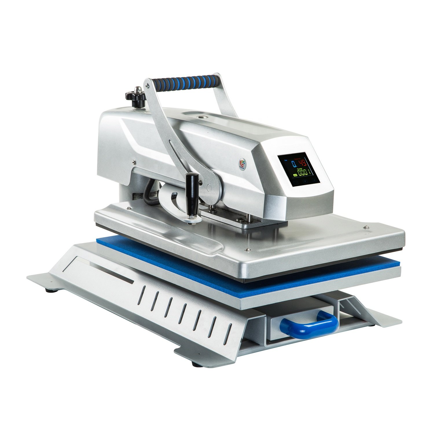 QK-1804 hot sales Shake head high pressure cloth T-shirt flatbed hot-thermal transfer printing heat press machine