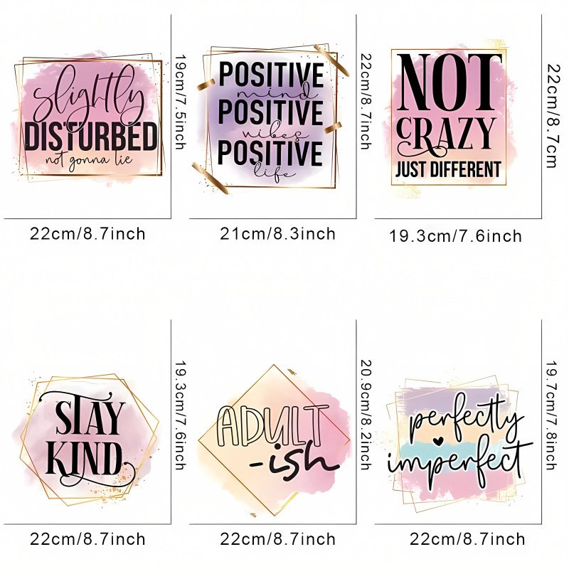 Custom Plastic Sol Sheets Manufacturers Heat Transfer Printing t-Shirt Stickers With Vinyl Design DTF Thermal Transfer Sticker