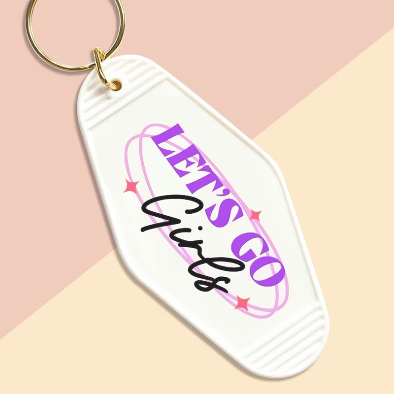 Factory Wholesaler Price Motel Keychain UV DTF Decal Cold Transfers Print Stickers For Hotel Key Chains