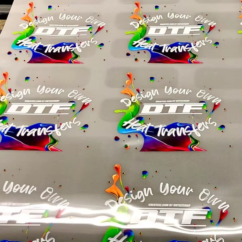 Wholesale heat transfer vinyl designs custom dtf transfer ready to press dtf printer transfers for t-shirts