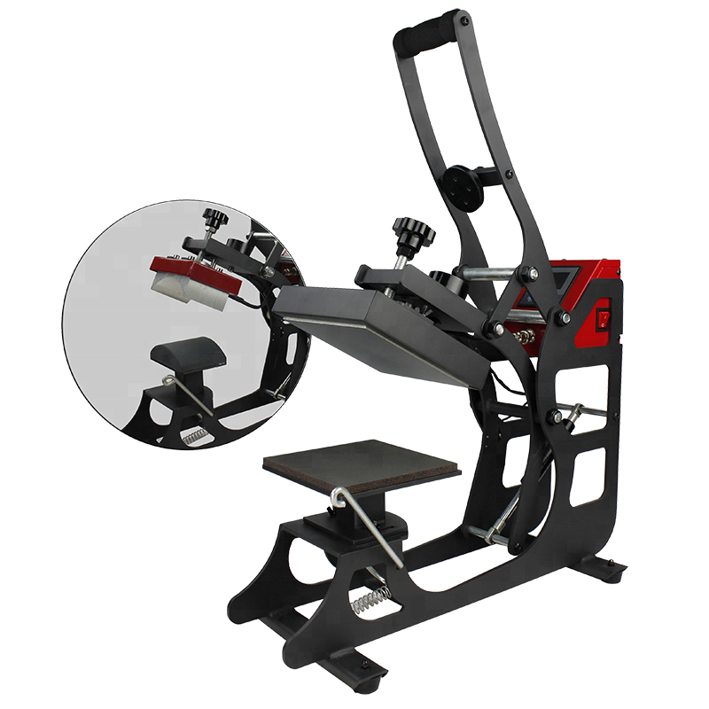 Xinhong 2 IN 1 Semi Auto Open Cap Hat sublimation Heat Press Machine