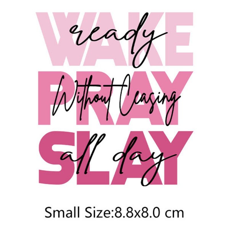 Custom Dtf Printed Sticker for T-shirts Iron on Heat Transfers Heat Press Stickers Transfer Printing for Clothes Bag DIY