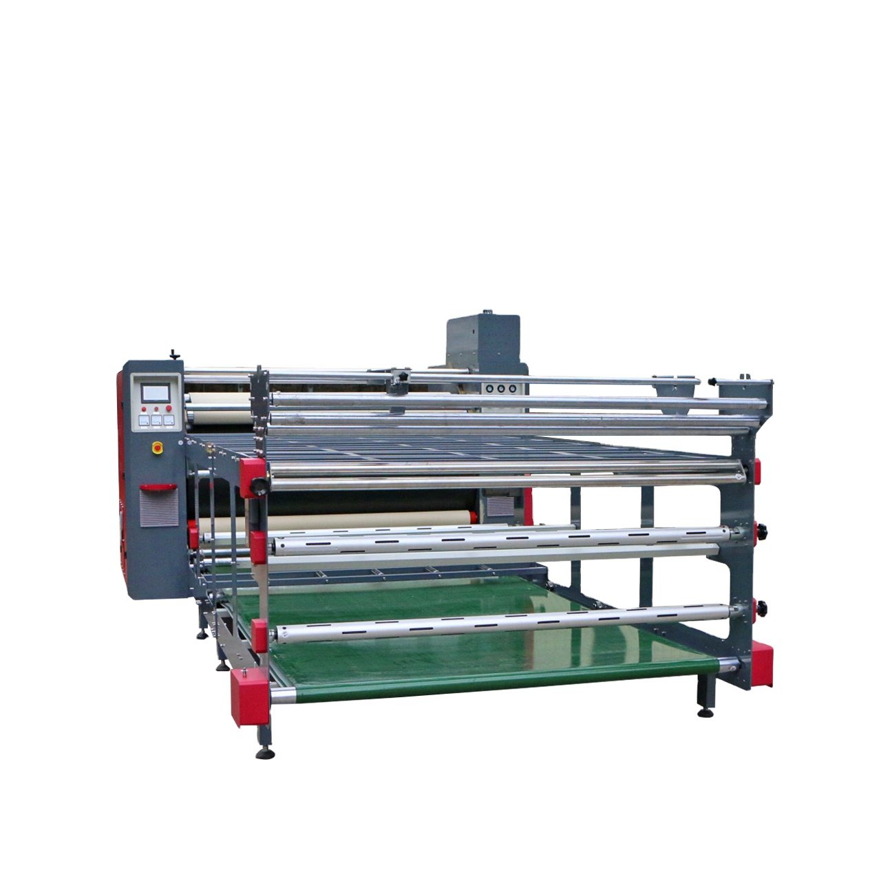 Factory roller calender 1.7m 1.9m 2.6m 3.2m wide fabric heat transfer roll heat press machinery