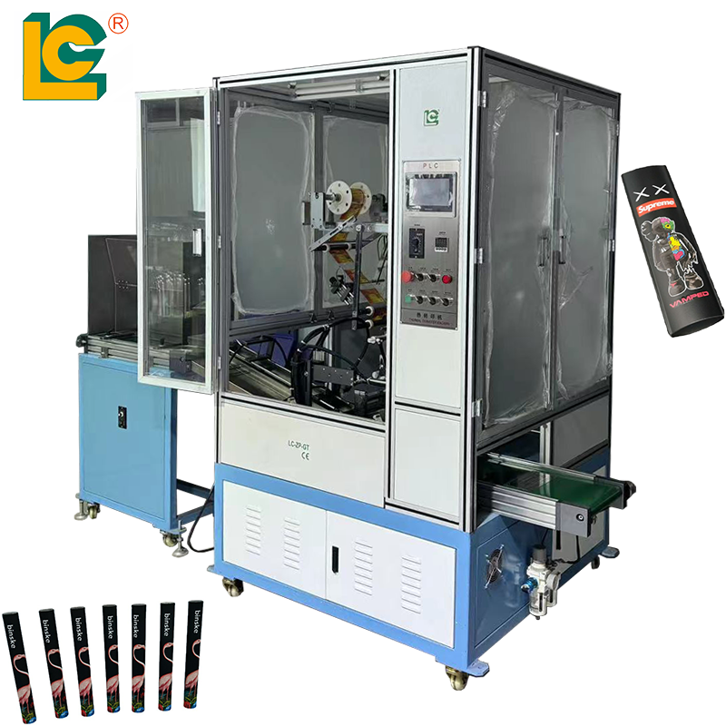 LC Brand Automatic Lipstick Cosmetic Soft Tube Heat Transfer Printing Machine With PLC Control System
