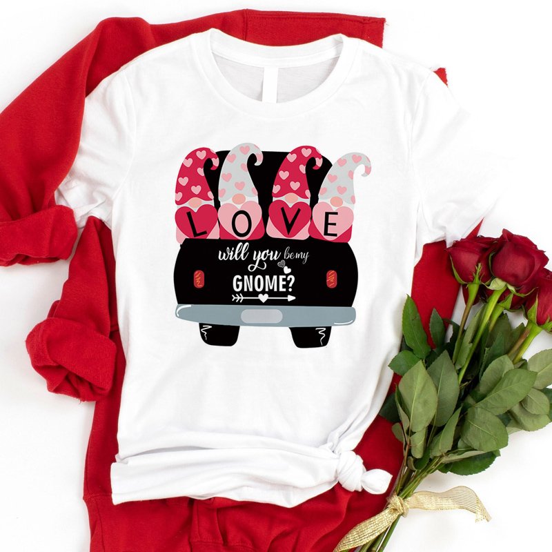 Low MOQ Heat Press Stickers Transfer Printing Valentines Day Heat Transfer Vinyl Designs for T-shirts