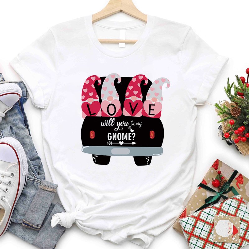 Low MOQ Heat Press Stickers Transfer Printing Valentines Day Heat Transfer Vinyl Designs for T-shirts