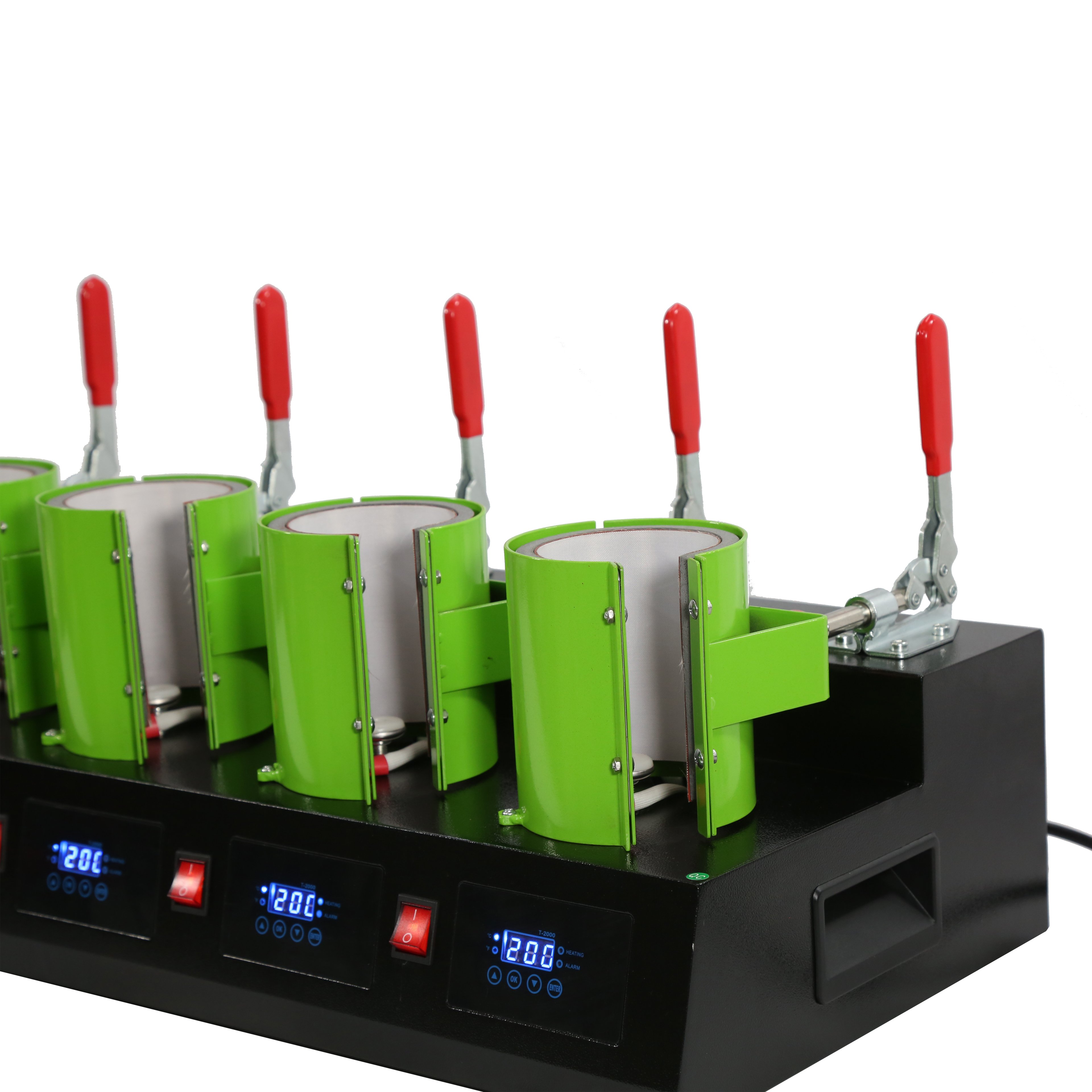 5 in 1 Combo Heat Press Machine Transfer Sublimation T-shirt Mug Hat Plate Cap Printing Machine