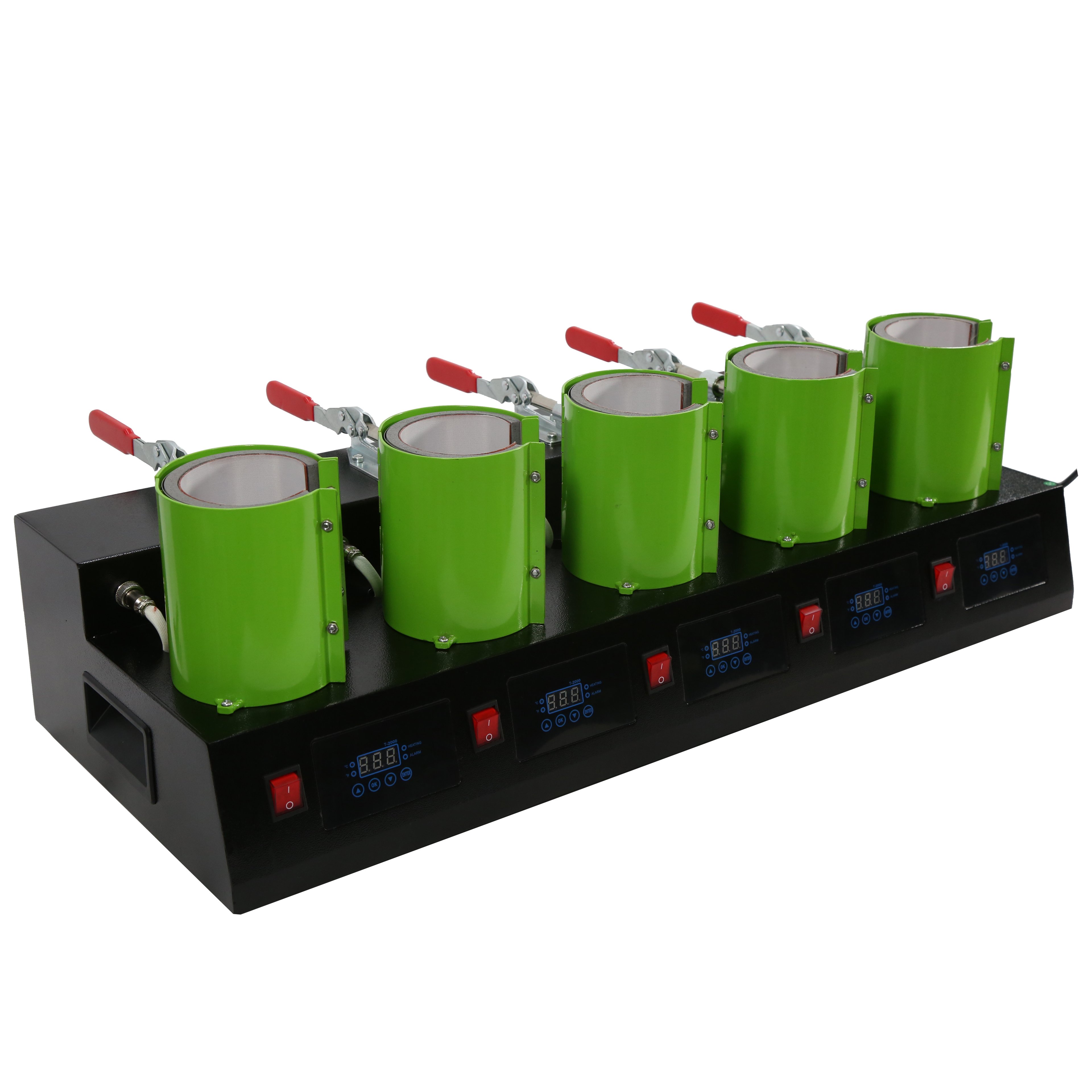 5 in 1 Combo Heat Press Machine Transfer Sublimation T-shirt Mug Hat Plate Cap Printing Machine