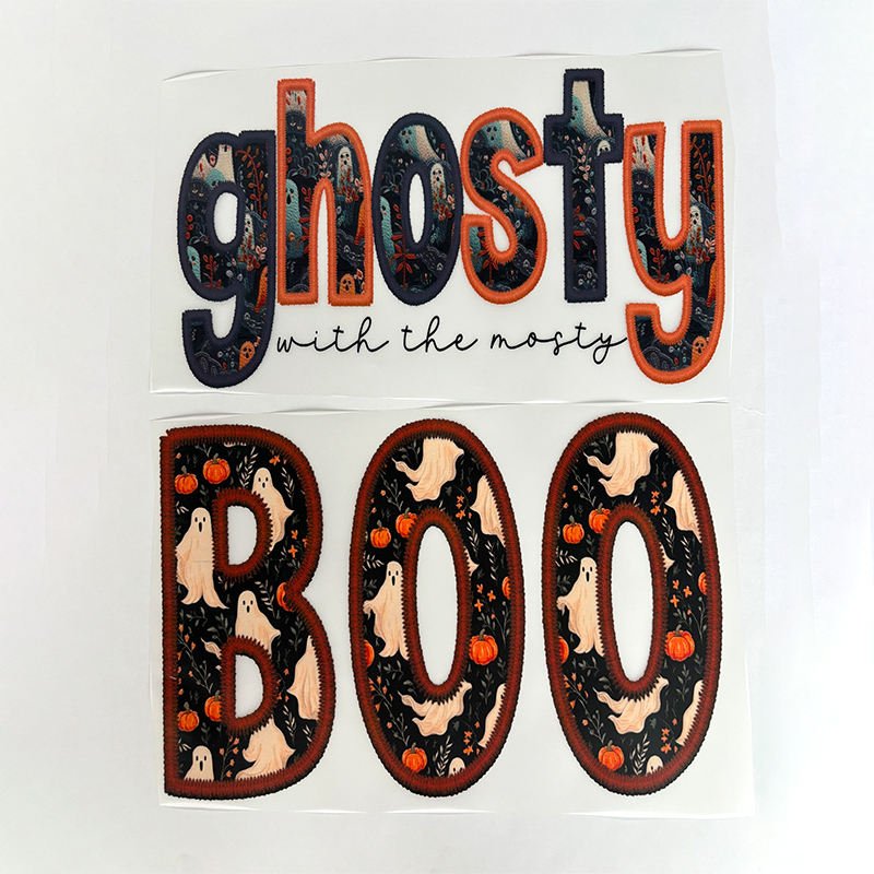 Custom fall Halloween Pumpkin Thanksgiving Design Dtf Heat Transfer Print Screen print dtf Heat Transfers Printing For T-shirts