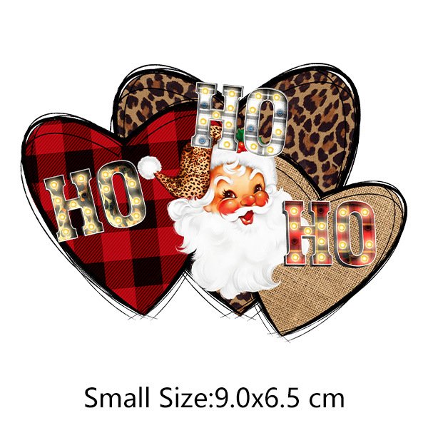 Custom Christmas design Printing Iron On Transfer DTF Film Printing Ready To Press dtf Heat Transfer Designs For T-shirts