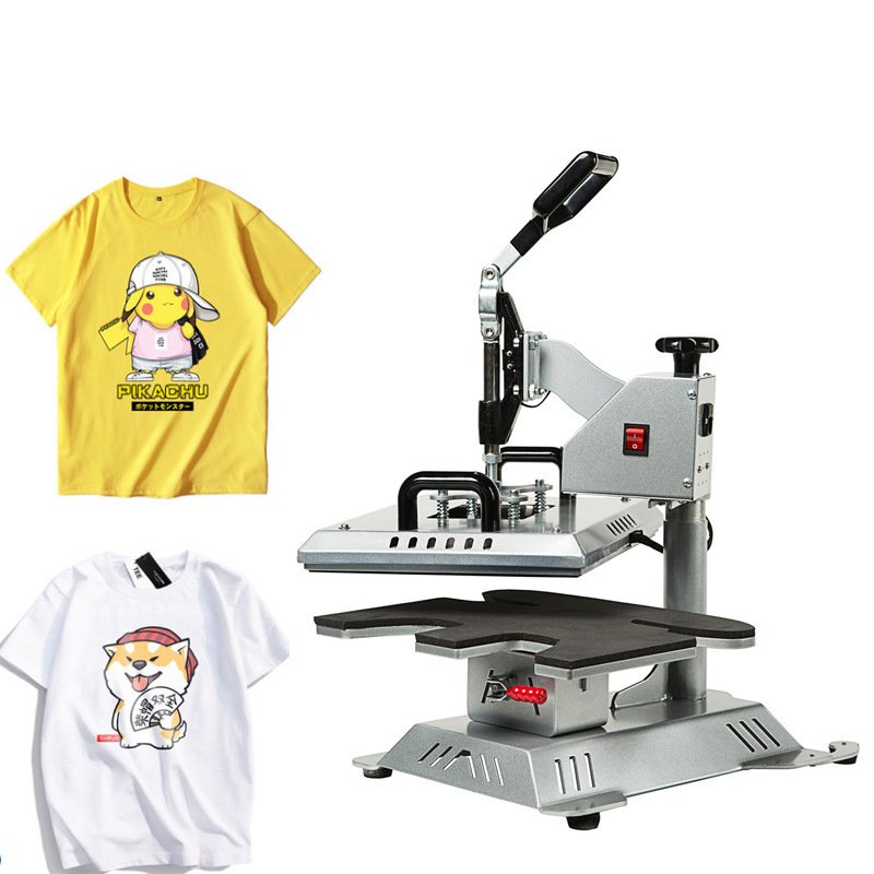 3 In 1 Rotary Shoes Heat Press Machine multifunction heat transfer t shirt machine