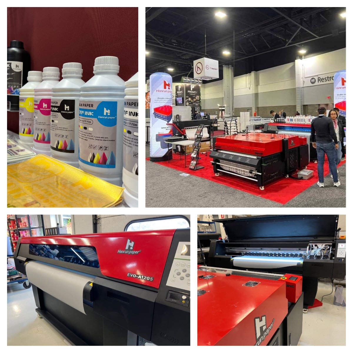 new 2024 dtf 120cm 5heads dtf clothes printer t-shirt transfer printing machine