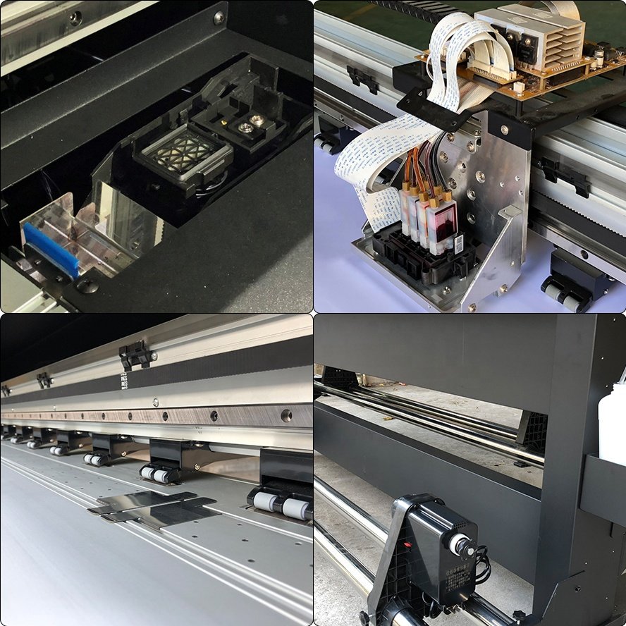 digital Impresora de gran formato vinyl label pvc custom vinyl car wrap skateboard sticker small printing machine for sale