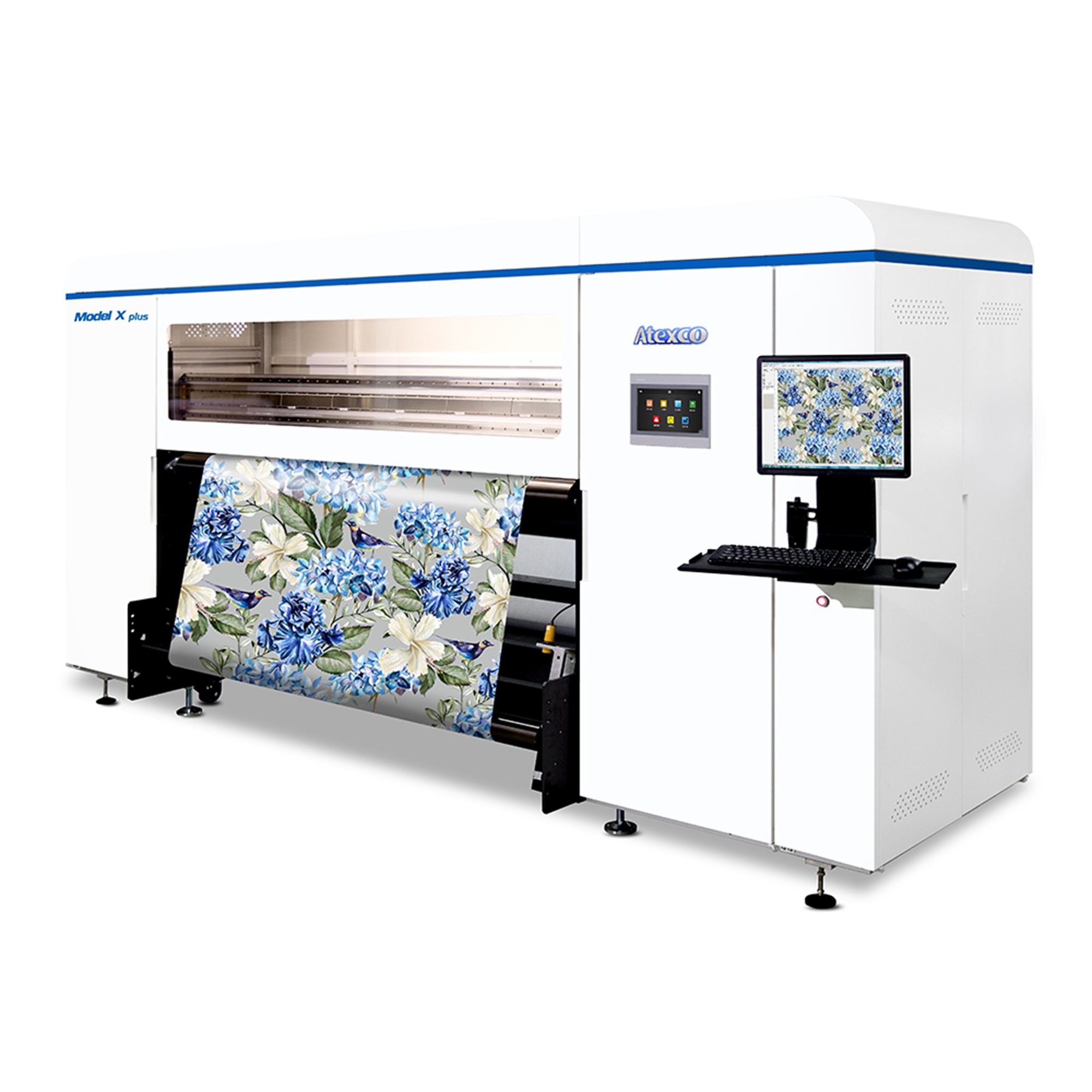 Atexco Model XP-4 Large Format Textile Printing Machine with Kyocera 4 Heads for Sublimation Printing with Atexco Technology