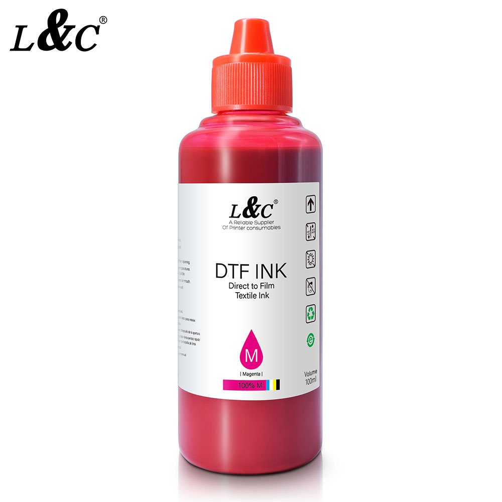 Manufacturer Dtf Pigment Transfer Printing Ink 1000ML DTF ink For L1800 4720 I3200 XP600 dx5 dx6 Printer
