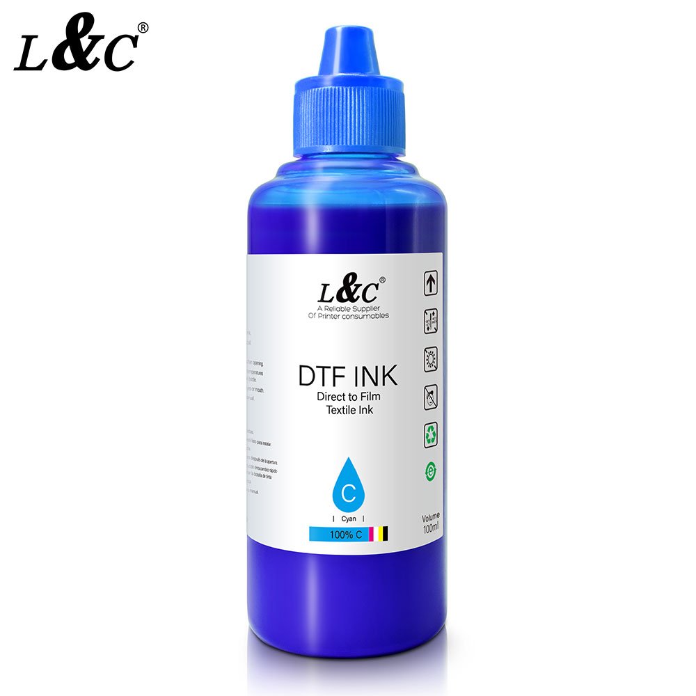 Manufacturer Dtf Pigment Transfer Printing Ink 1000ML DTF ink For L1800 4720 I3200 XP600 dx5 dx6 Printer