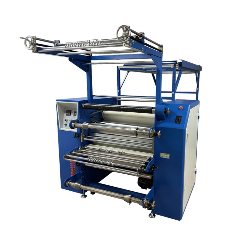 Roll to roll heat press machine calandra de cintas ribbons calender sublimation lanyard for transfer printing