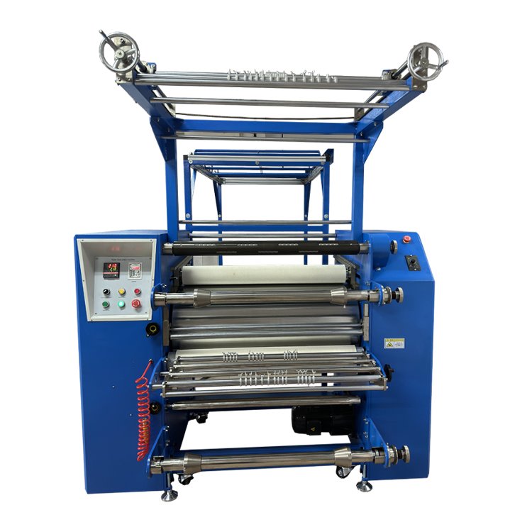 Roll to roll heat press machine calandra de cintas ribbons calender sublimation lanyard for transfer printing