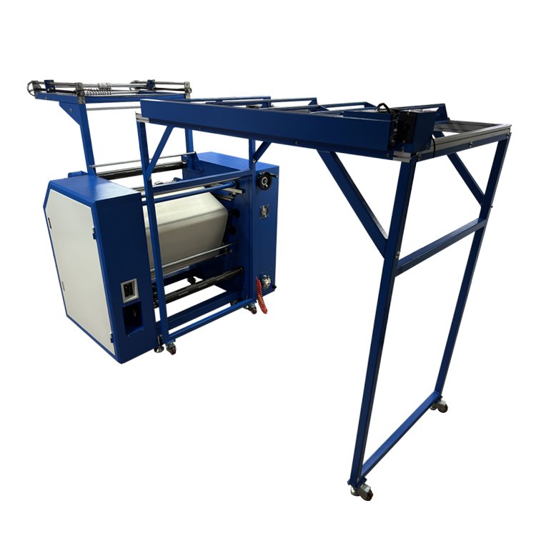 Roll to roll heat press machine calandra de cintas ribbons calender sublimation lanyard for transfer printing