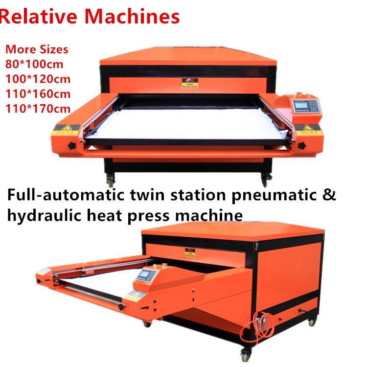 Automatic large format garment sublimation hydraulic heat press machine low price