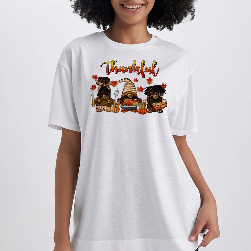 Fashion Thankful Designs Heat Transfer Printing Ion On Motif For Clothing