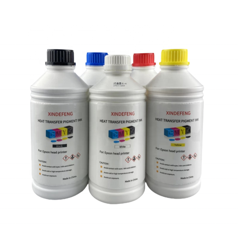 XDF High quanlityHeat Transfer Pigment Tinta Dtf Ink Heat Transfer Film Ink For Pet Film Printer L1800