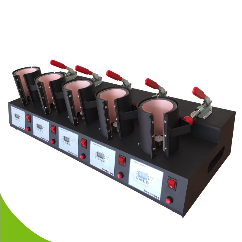 ceramic mug 5 in 1 combo heat press printing machine