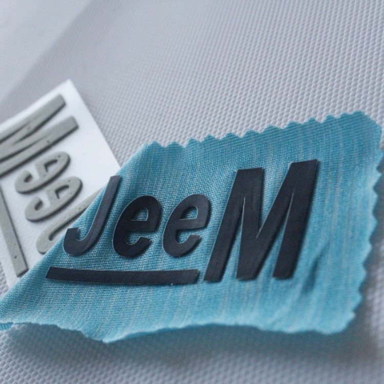 High quality custom logo printing 3d silicon pvc thpu heat transfer label patch 3d silicone heat transfer label for clothing