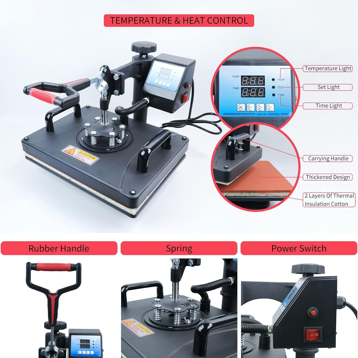 DMZY1 High Quality Multi Best Shirt Presser Roll 8 In 1combo Heat Press Machine Hot Stamping For Sale In Qatar