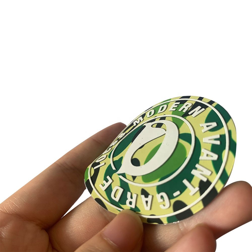 ODM OEM Custom 3D Silicone Logo Heat Transfer Printing Silicone Sticker Heat Transfer for Clothes