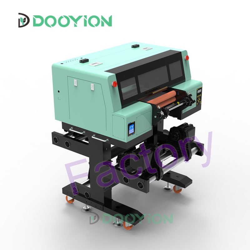 dooyion Impresora uv dtf A3 case crystal transfer sticker film printing machine uv labels dtf printer with laminator 2 in 1