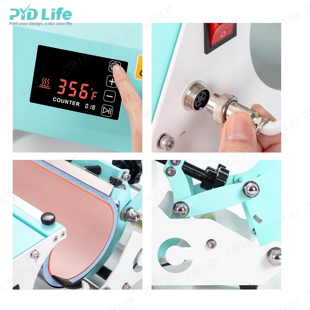 PYD Life Digital Heat Transfer 40oz Touch Screen Mug Cup Printing Tumbler Heat Press Sublimation Machine