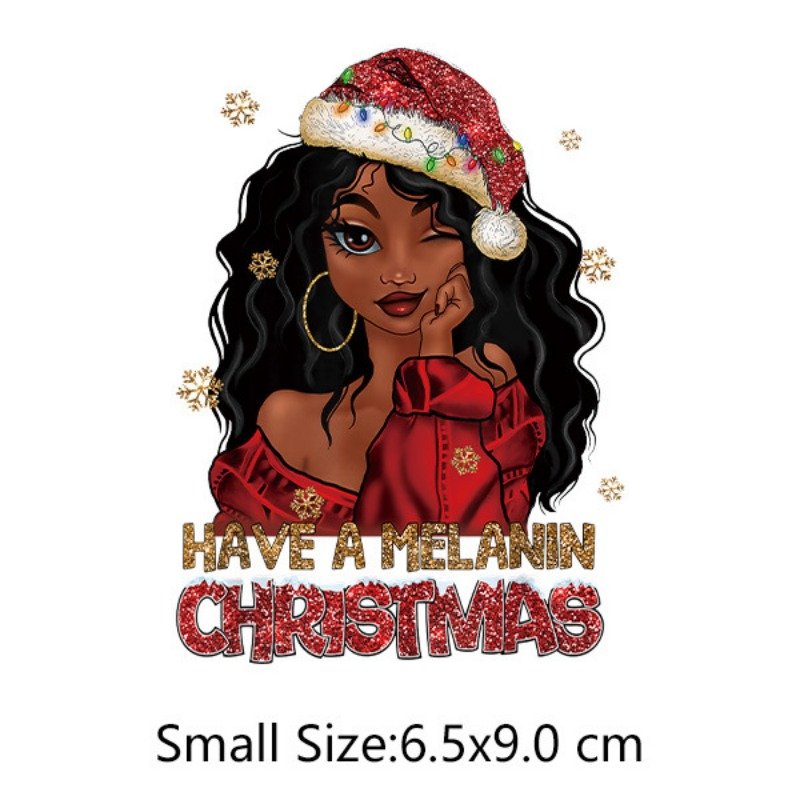 Heat Transfer Logo Custom Dtf Stickers Iron on Heat Transfers Heat Press Stickers Transfer Printing for Clothes Christmas