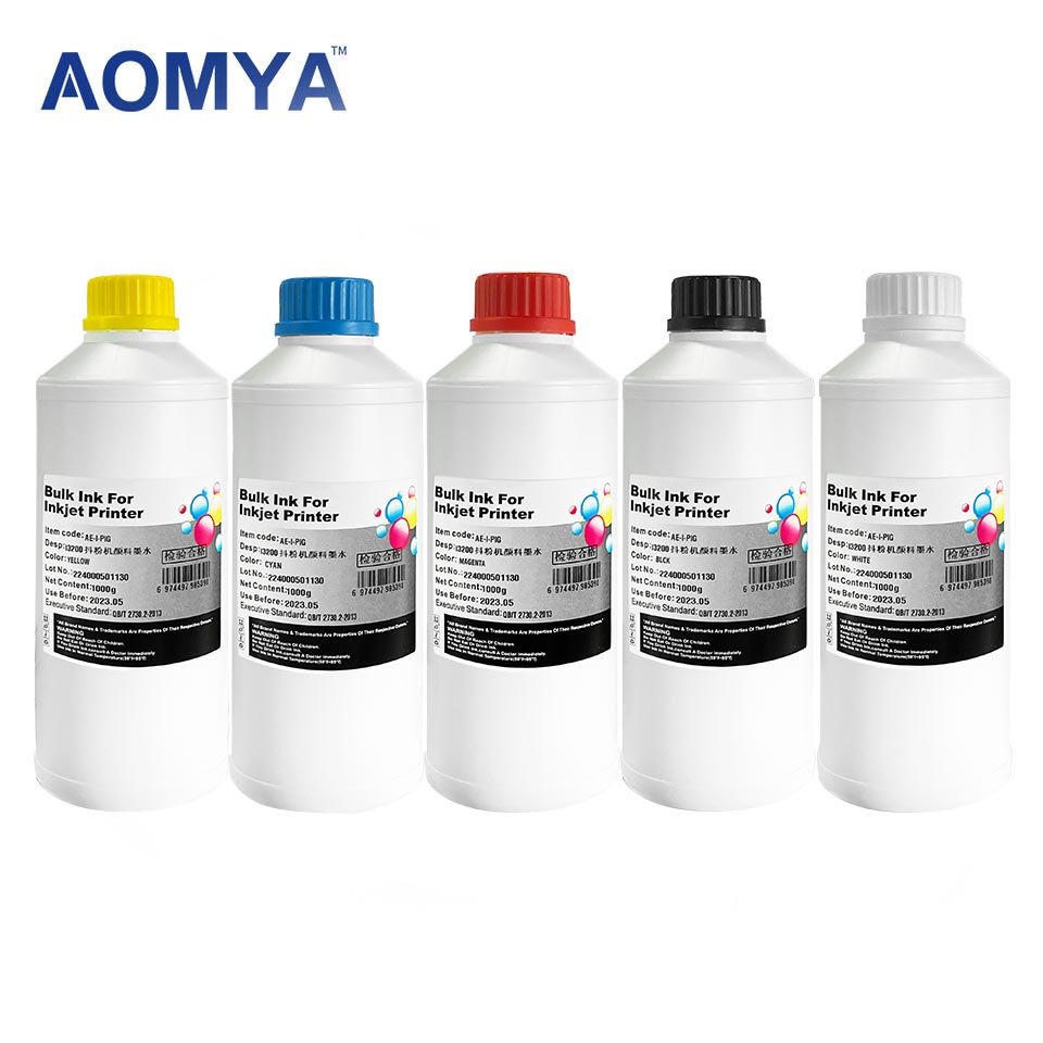 500ml / 1000ml high quality dtf ink for T-shirt dtf printer i3200/xp600 30cm/60cm transfer printing dtf powder film