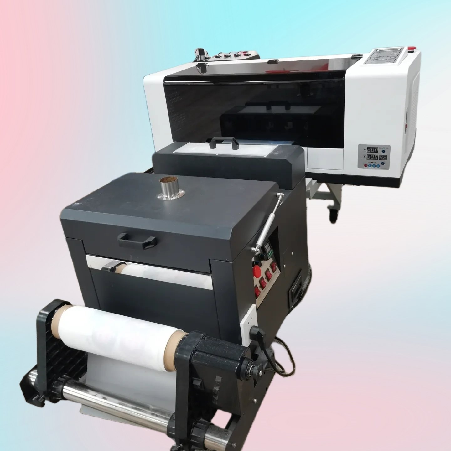 A3 Double XP600 Print Head Hight Speed Pet Film Heat Transfer DTF Cotton T-shirt Printer