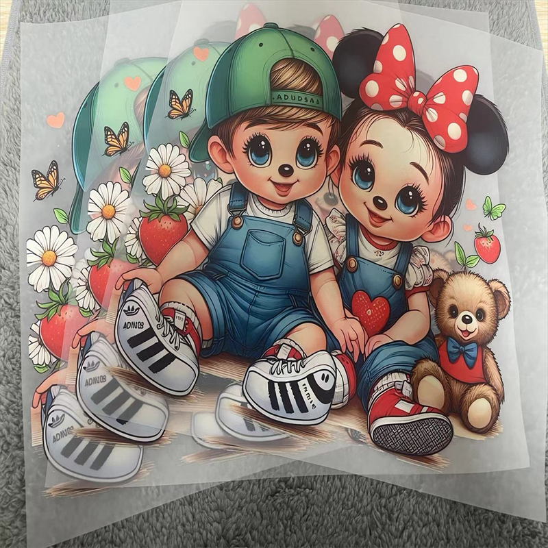 High quality waterproof t shirt diy printer heat transfer inkjet dtf Heat Transfer Vinyl Decal heat Press Stickers