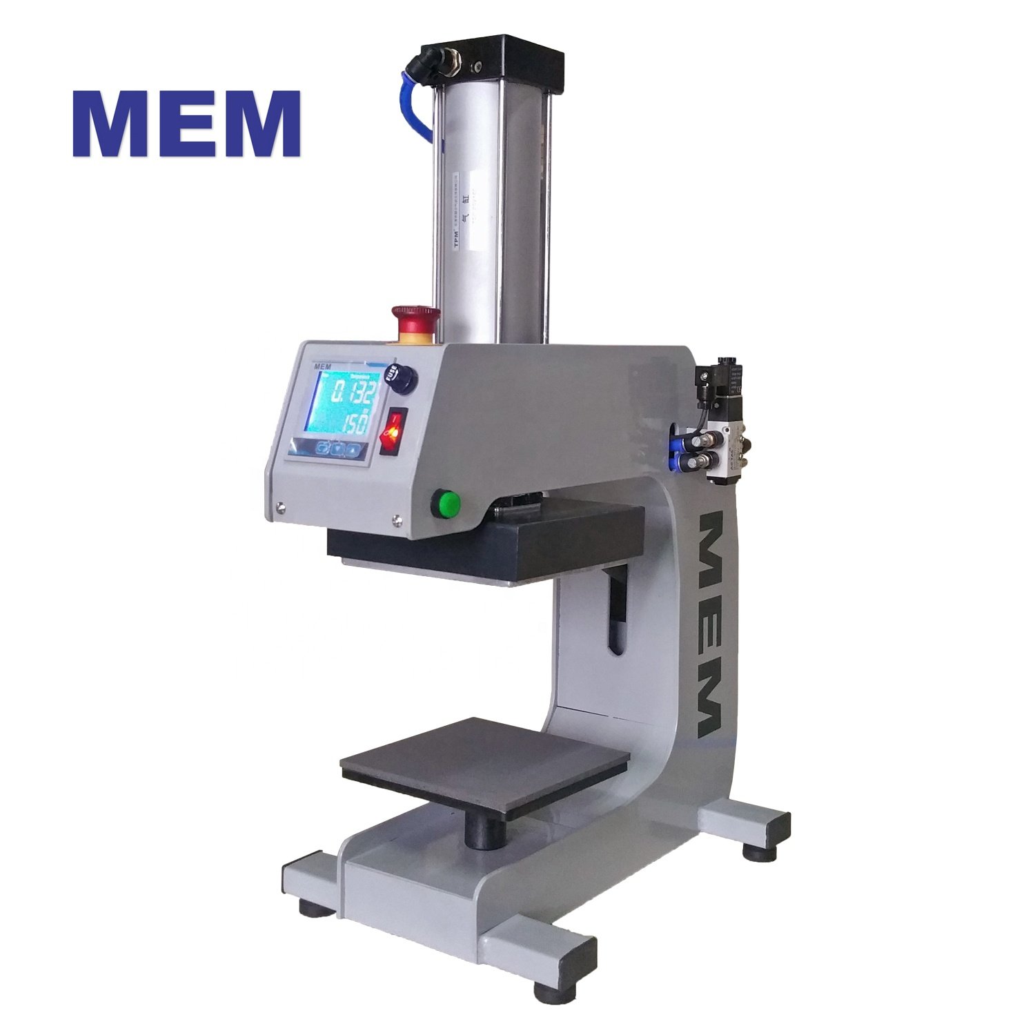 TQ1-1515 MEM best price Pneumatic small heat press machine 15*15cm for t-shirt printing