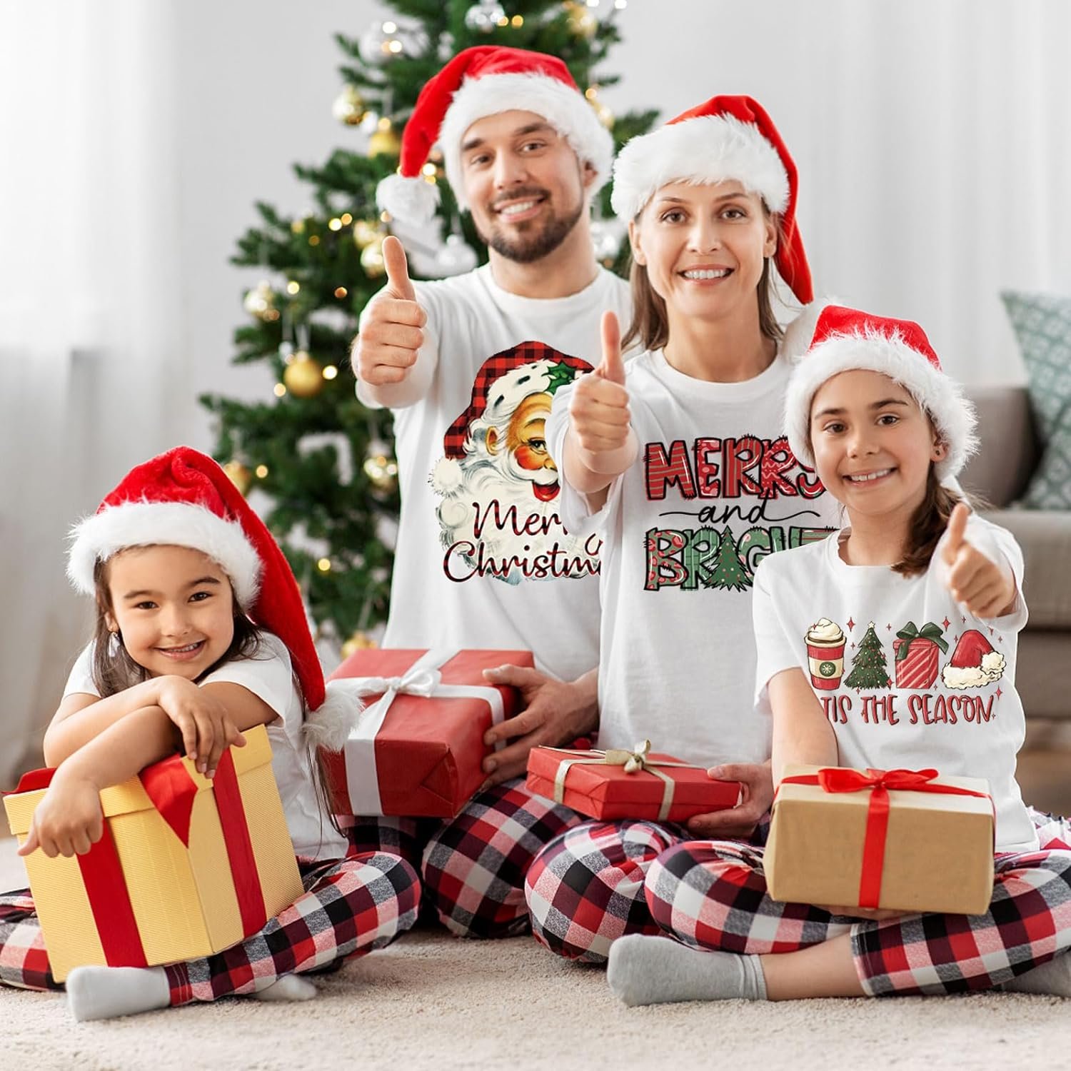 Cute Christmas Iron On Transfers Sticker for T-Shirts Christmas HTV Vinyl Iron on Decals for Clothes Pillow Hoodie DIY Crafts