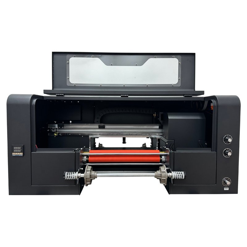 Santos Uv Dtf Printer For Logo Sticker Label Ab Roll Film All In One Sticker Logo Printing Machine Uv Dtf Printer With Laminator