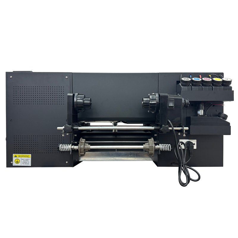 Santos Uv Dtf Printer For Logo Sticker Label Ab Roll Film All In One Sticker Logo Printing Machine Uv Dtf Printer With Laminator
