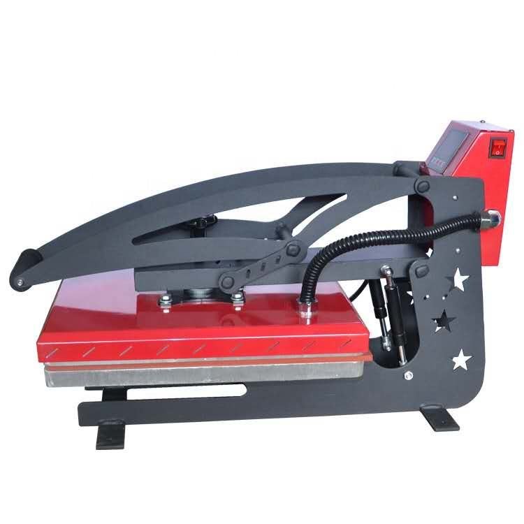 Single Station Manual High Pressure Heat Press Machine Flatbed Printer Fabrics Print Machine Manual