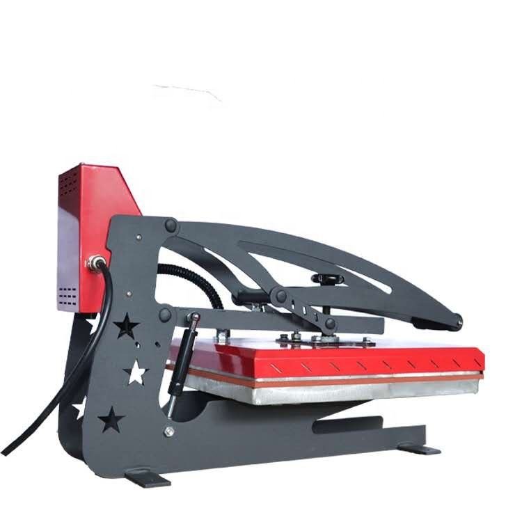 Single Station Manual High Pressure Heat Press Machine Flatbed Printer Fabrics Print Machine Manual